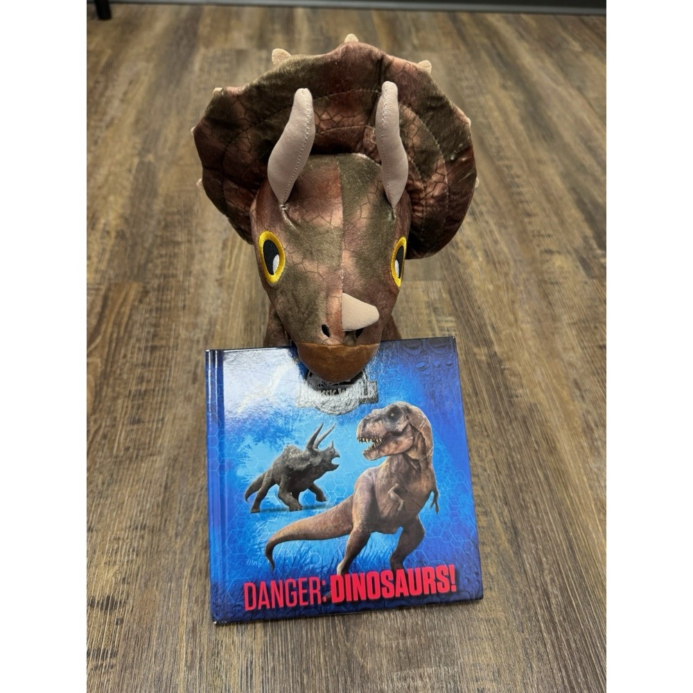 Children's Story Book and Plush Dinosaur Set-Jurassic World